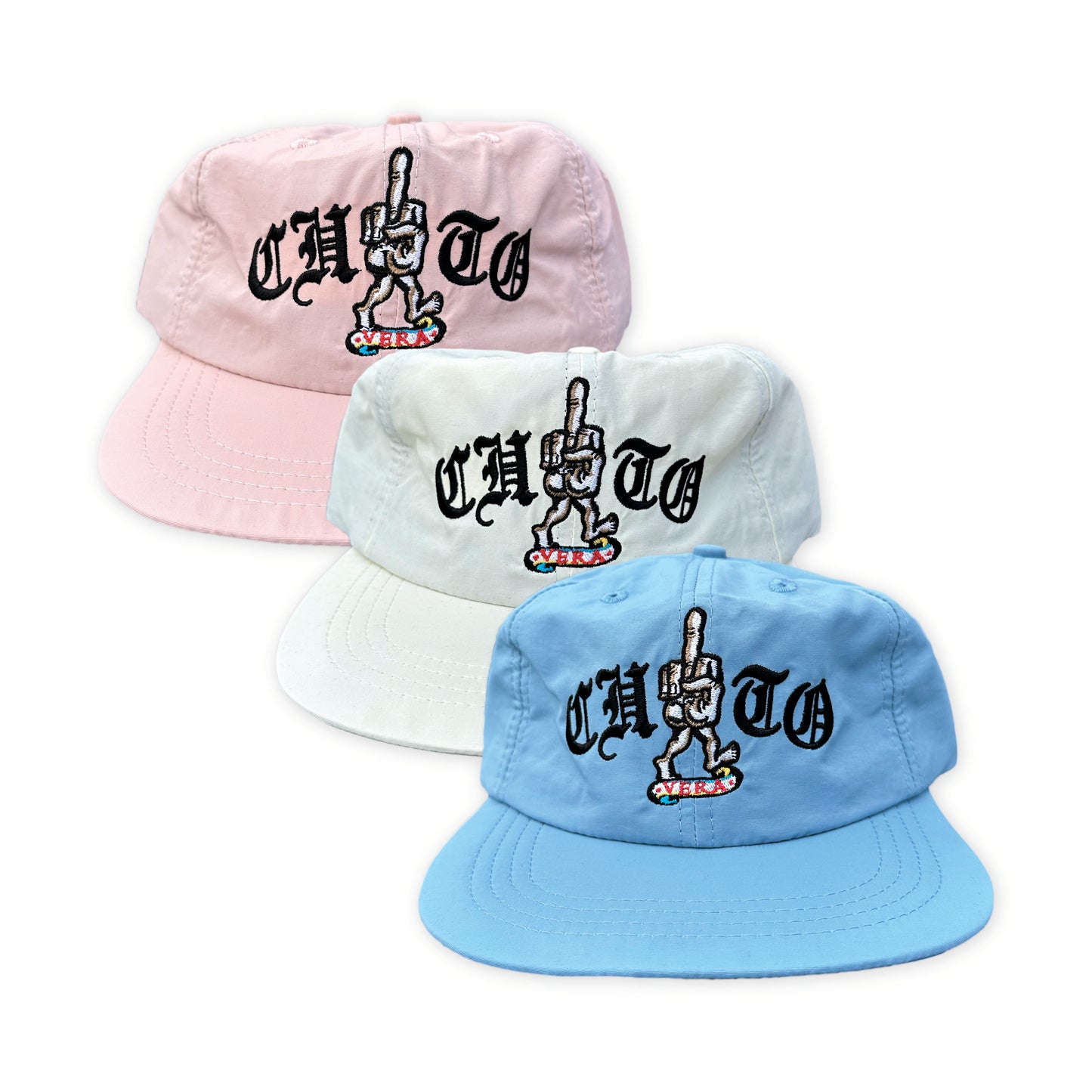 Chito X SSRGC One Finger Salute Nylon Deconstructed Cap